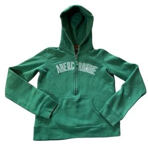 Abercrombie & Fitch Vintage Half Zip Hoodie Youth Size XL